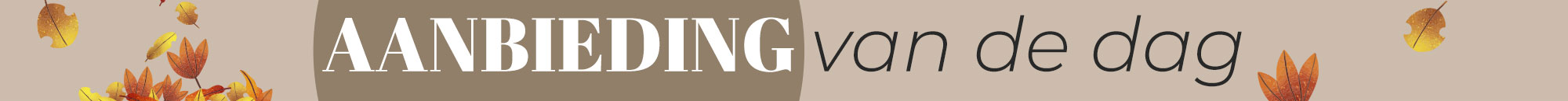 Aanbod van de dag