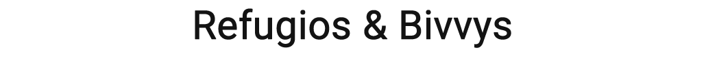VF Refugios y Bivvys