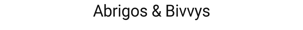 VF Abrigos & Bivvys