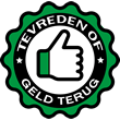 Tevreden of geld terug