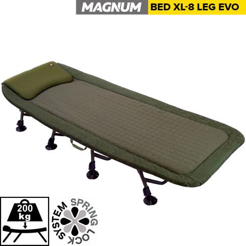 Cadeira Cama Carp Spirit Magnum Evo XL 8 Pés