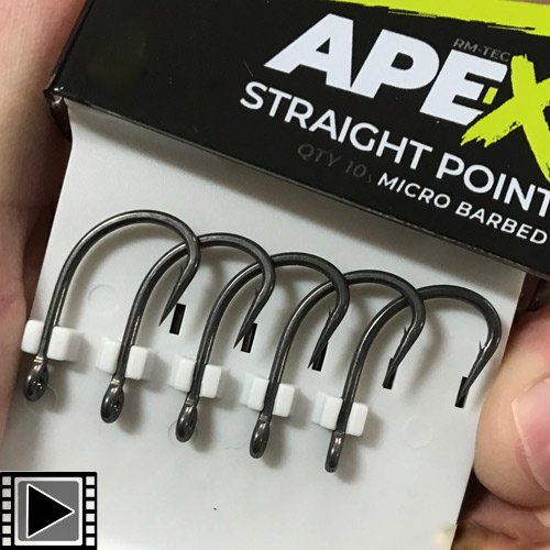 RidgeMonkey Ape-X Straight Point Gancho (por 10)