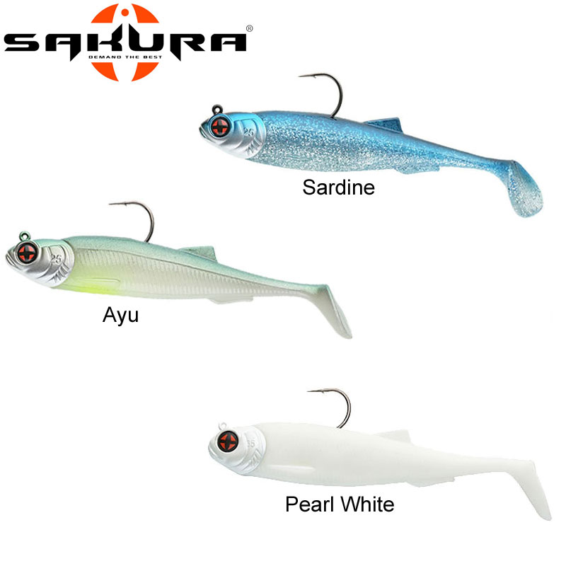 Leurre Sodium Shad 100 Sakura 100mm Jighead 14g