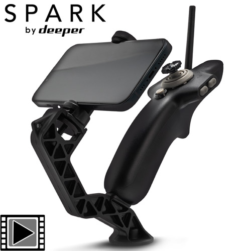 Support Smartphone Deeper pour Télécommande Bateau Amorceur Spark