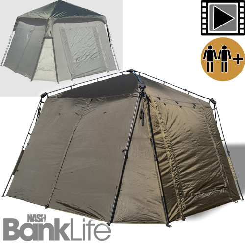 Abri Nash Bank Life Gazebo (Abri + Surtoile Skull Cap)
