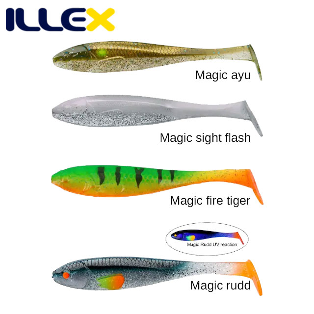 Leurre Magic Slim Shad 7 Illex 14cm