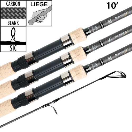 Canne Prowess Scorpium X 10' 3.5lbs Full Cork (les 3)