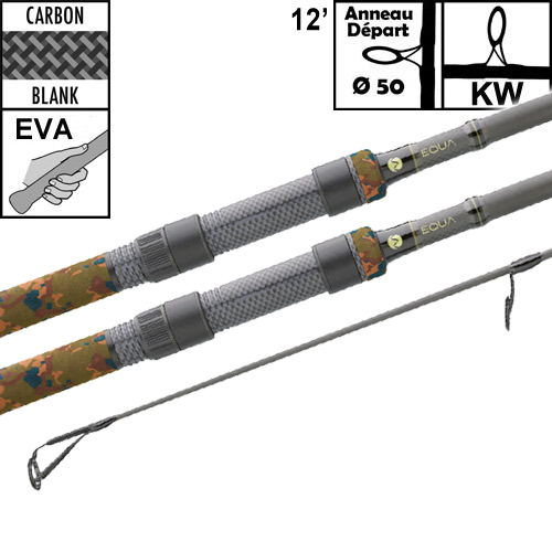 Canne Prowess Equa 50mm 12' 4lbs Full EVA Camo (les 2)