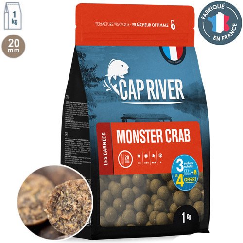 Cap River Boilies Monster Crab 20mm 1kg
