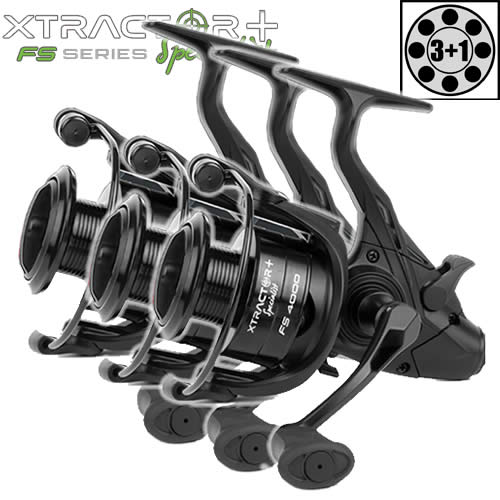 Carrete Sonik Xtractor+ Specialist FS 4000 con Embrague Libre (x3)