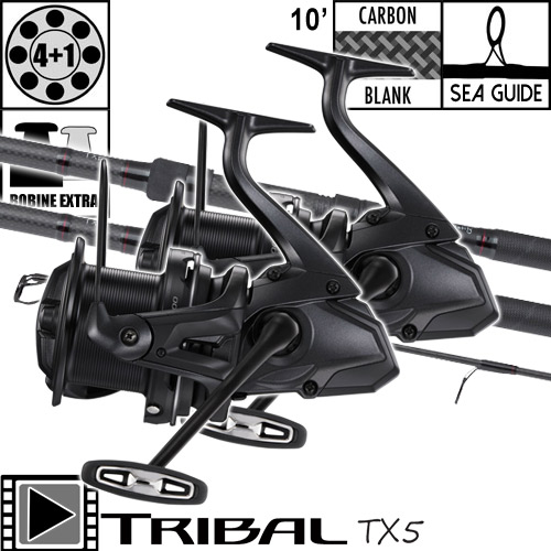 Ensemble Shimano TX-5B Carp Intensity 10' 3.5lbs Ultegra 14000 XTE (les 2)