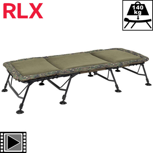 Bed Chair Trakker RLX Wide Camo 8 pieds 