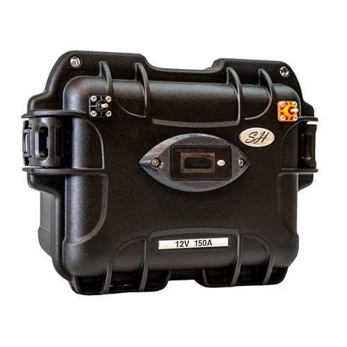 Batterie SH Lithium LifePo4 Etanche 12V 150A