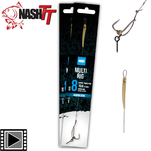 Bas de Ligne Nash Multi Rig sans Ardillon