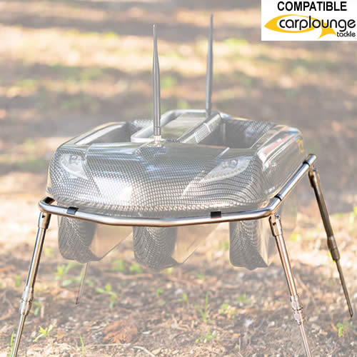 Soporte Deluxe de Acero Inoxidable para Bait Boat Carplounge RT4/RT7
