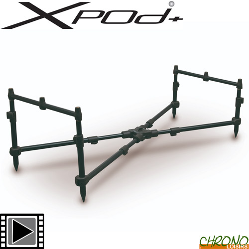 neuf livraison gratuite * Fox Stalker Pod Plus 3 POD Pod CRP022 Pêche à La Carpe