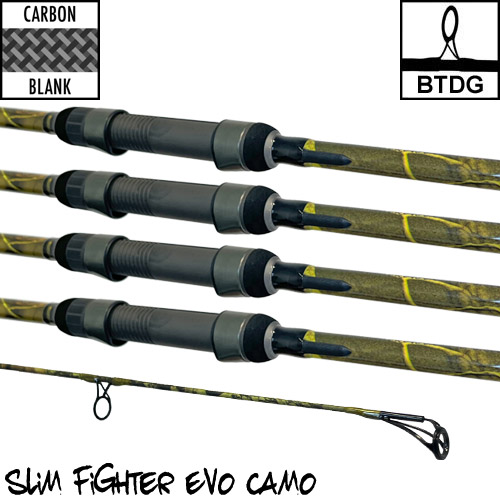 Canne Carp Design Slim Fighter Evo Camo 10' 3.5lbs (les 4) 