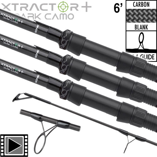 Canne Sonik Xtractor+ Dark Camo 6' 3lbs (les 3)