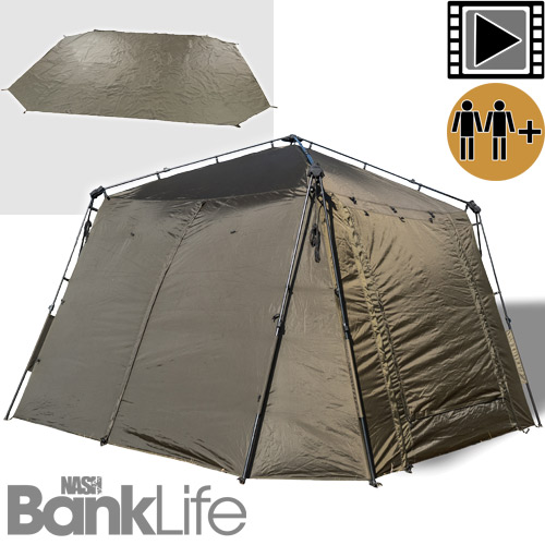 Abri Nash Bank Life Gazebo (Abri + Tapis de Sol)