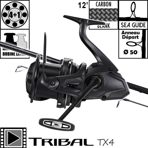 Ensemble Shimano TX-4A Carp 50mm 12' 3.5lbs Ultegra 14000 XTE