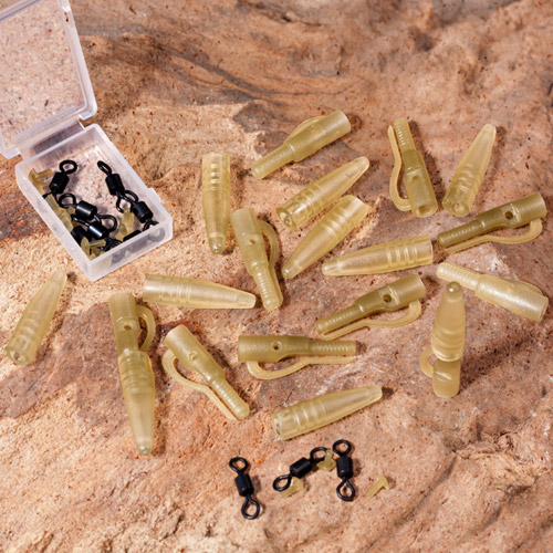 Extra Carp Lead Clip & Swivels (x 10)