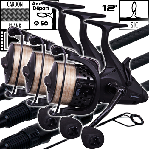 Ensemble Starbaits D-Scover 50mm 12' 3.5lbs CX 5000 FS (les 3)