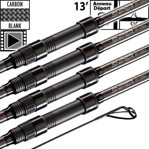 Starbaits Sniper Rod 50mm 13' 3.5lbs Canna (x4)