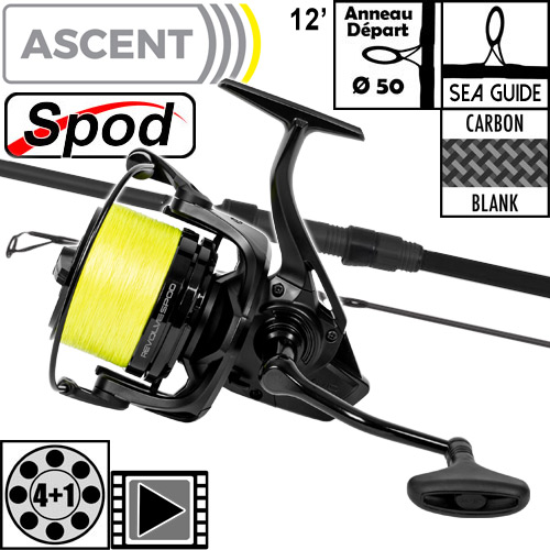 Ensemble Avid Carp Ascent Spod 50mm 12' 5.5lbs Full Shrink Revolve Spod/Marker
