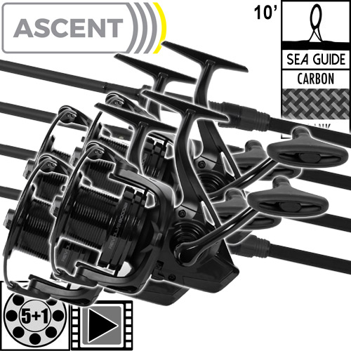 Ensemble Avid Carp Ascent 10' 3.5lbs Full Shrink Revolve 8000FD (les 4)