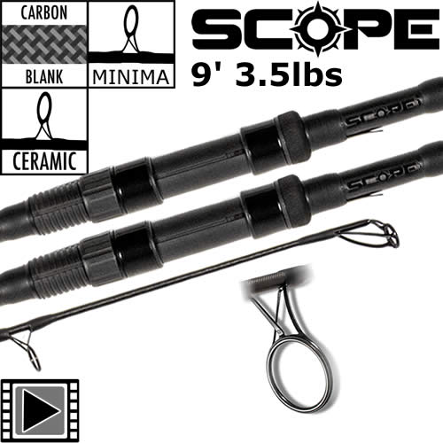 Canne Nash Scope 9' 3.5lbs CG (les 2)