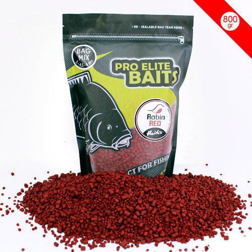 Pro Elite Baits Mixed Pellets Robin Red 800g