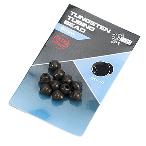 Perle Nash Tungsten Tubing Beads 6mm (par 10)