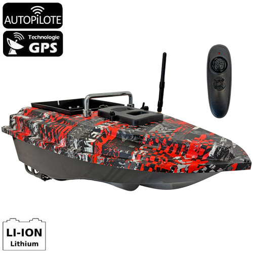 Barco Isco CCarp Flash Boat GPS Black & Red