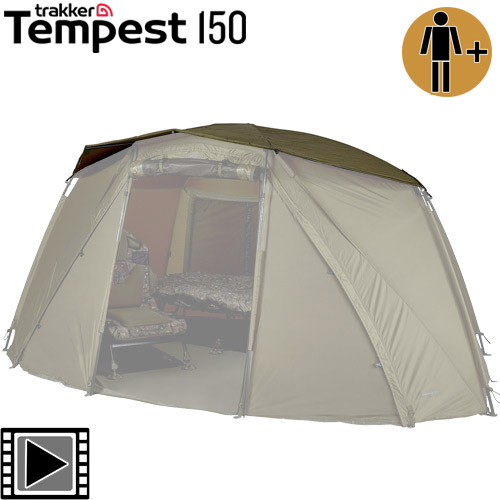 Bivvy Trakker Tempest 150 1 persona (Skull Cap sola)
