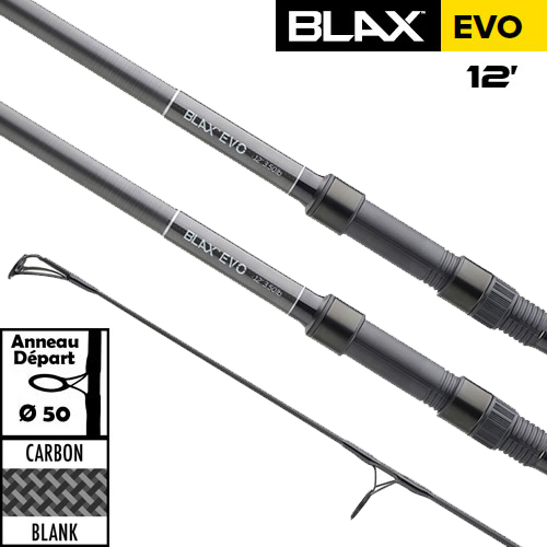 Canne Carp Spirit Blax Evo 50mm 12' 3.5lbs (les 2)