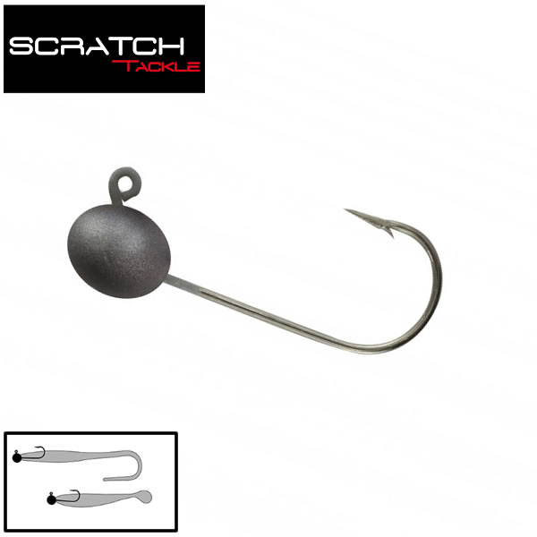 Tête Plombée Scratch Tackle Football Classic Jig Head 7g