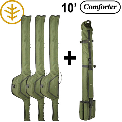 Fourreau Wychwood Comforter Quiver + 3 Housses 10'
