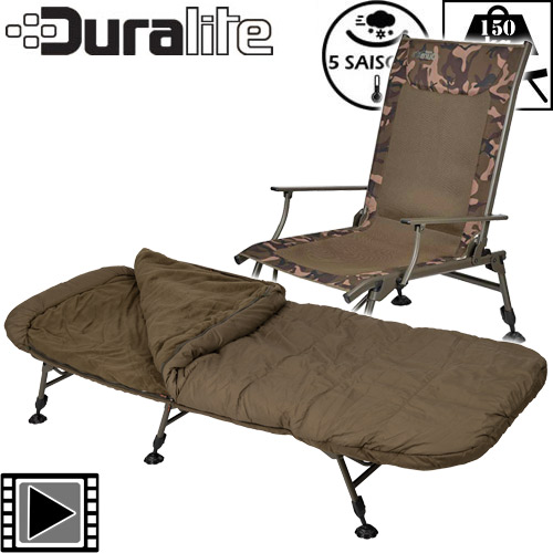 Pack Bed Level Chair Fox Duralite+ SS Recliner XL Arm
