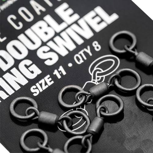 Korda PTFE Double Ring Swivel T11 Emerilhão a Anel (para 8)