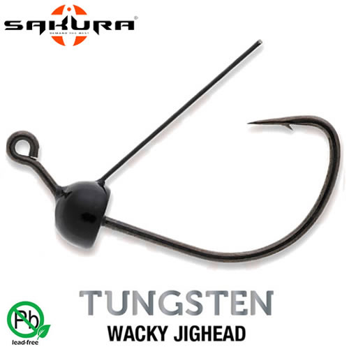 Tête Plombée Tungsten Wacky Sakura Jighead