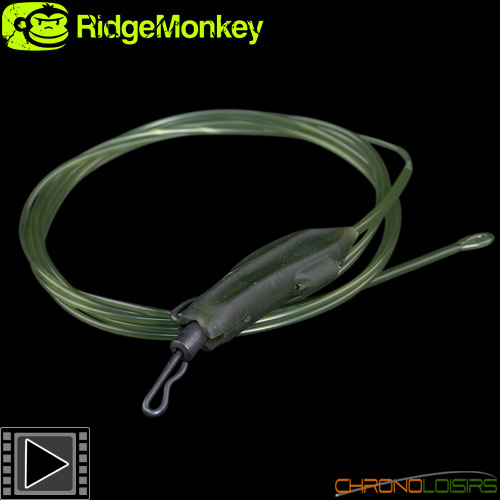 RidgeMonkey Spectre Fluoro Uni Lead Clip Camo Green