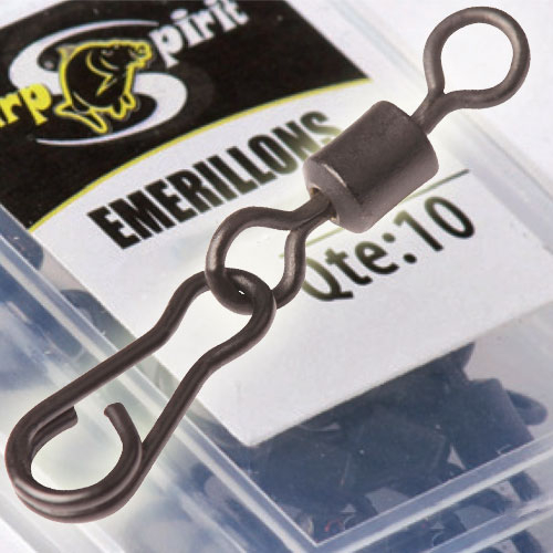 Carp Spirit Rolling e Torniquete Quick Change Emerilhão T8 (para 10)