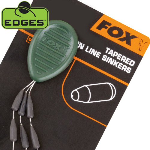 Fox Edges Tapered Mainline Sinkers (per 9)