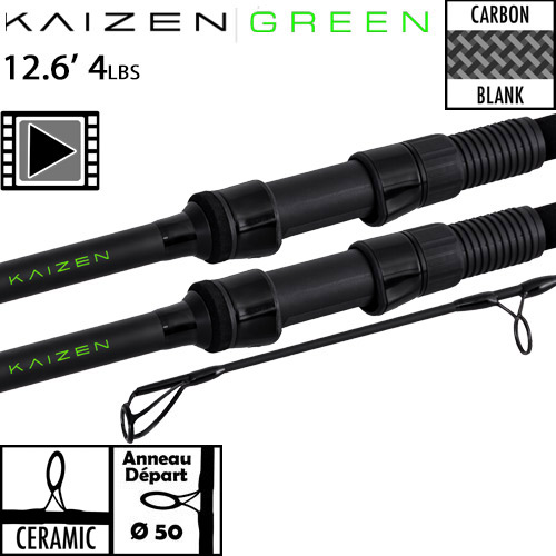 Canne Korda Kaizen Green Ceramic 50mm 12'6 4lbs (les 2)