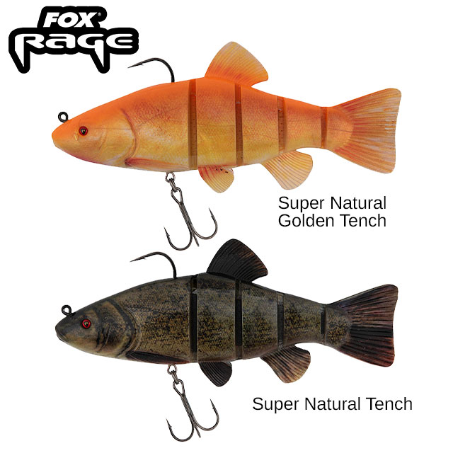 Leurre Souple Fox Rage Replicant jointed Tench 18cm - 127gr