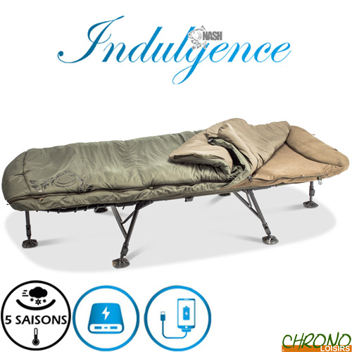 Nash Indulgence Bed Chair Ss4 6 Legs 5 Season Chrono Carp C