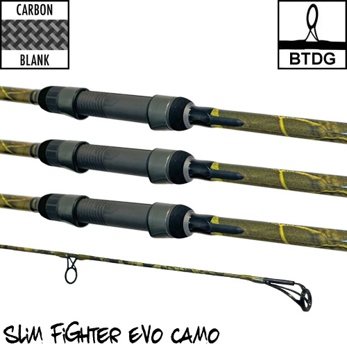 Canne Carp Design Slim Fighter Evo Camo 10' 3.5lbs (les 3) 