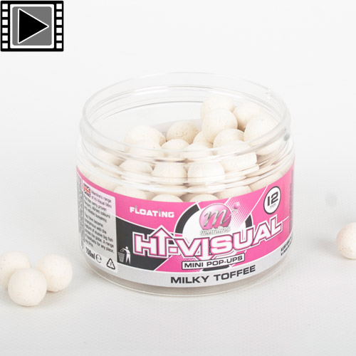 Pop Ups Mainline Fluo Hi Visual Milky Toffee 12mm 150ml
