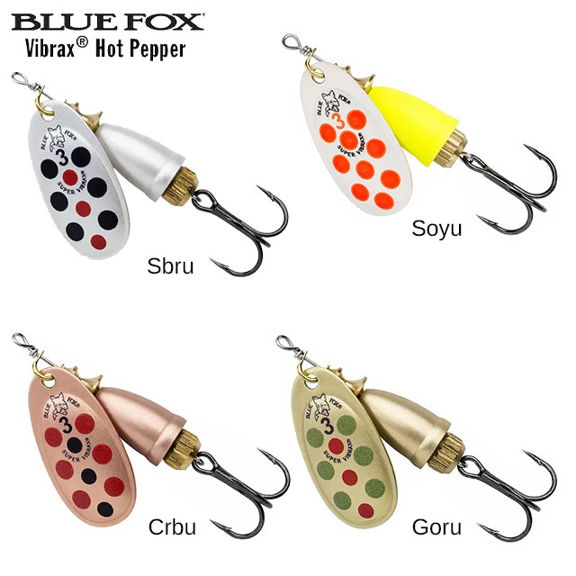 Leurre Vibrax UV Blue Fox 2 6g