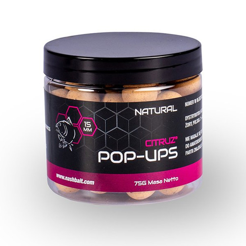 Nash Citruz Pop Ups 15mm 75g Natural